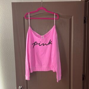 Victoria's Secret Pink sweatpant set in pink